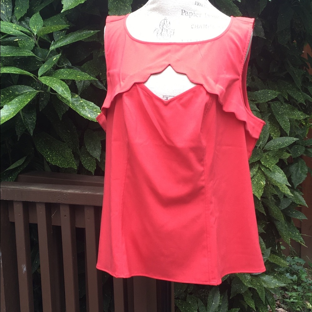 Modcloth sleeveless blouse in size 2X.